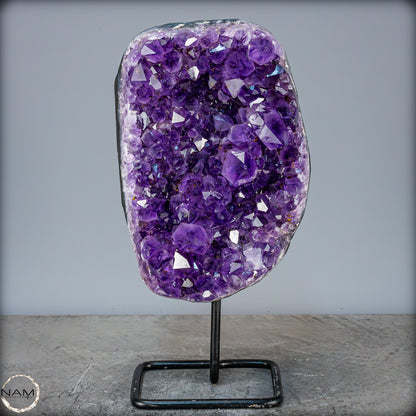 Natürliche Amethyst-Kristalle/Druse auf Ständer - 4520,21g