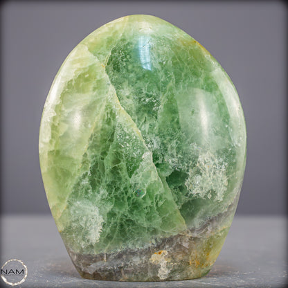 Natürliche Grüne Fluorit-Kristall Freiform - 877,72g