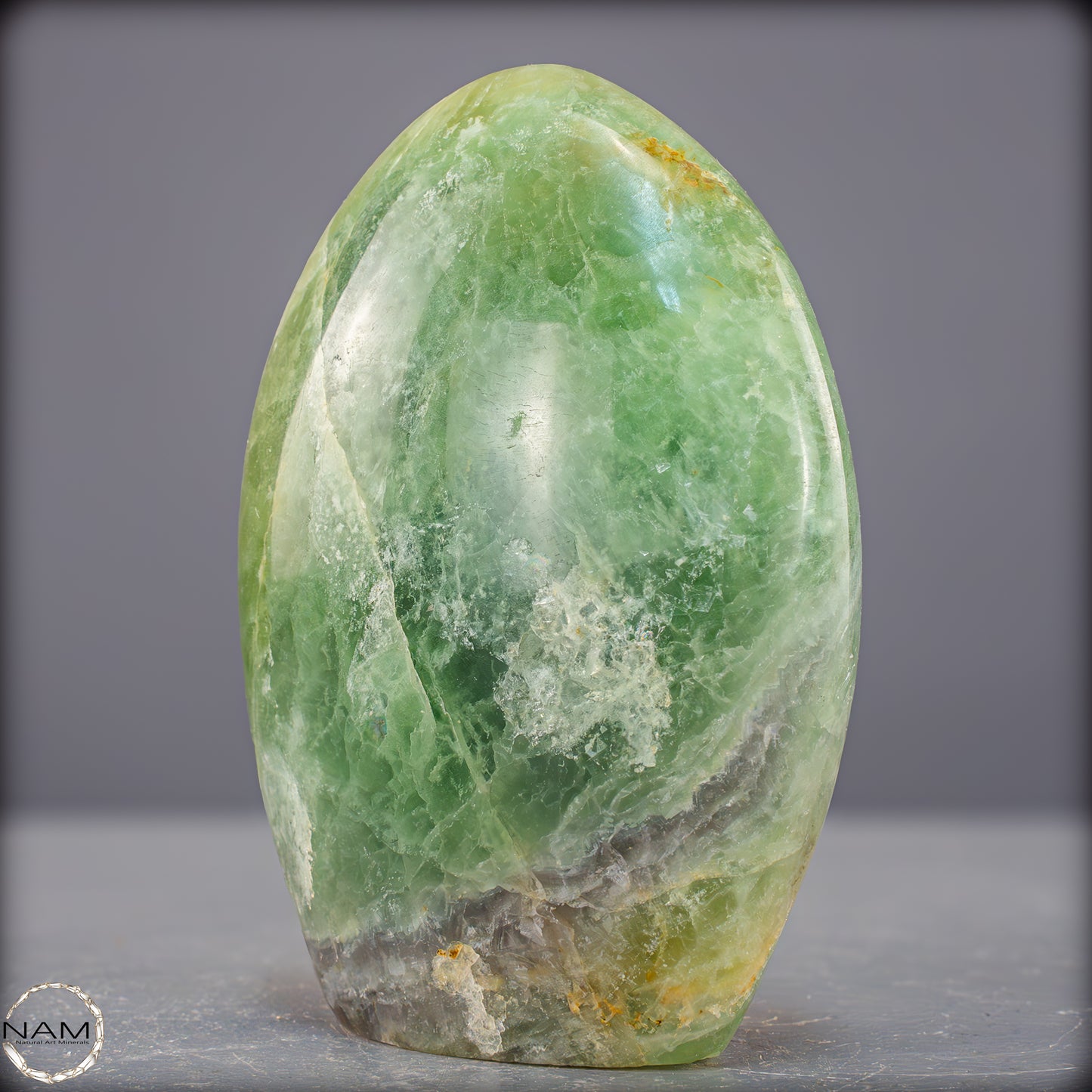 Natürliche Grüne Fluorit-Kristall Freiform - 877,72g