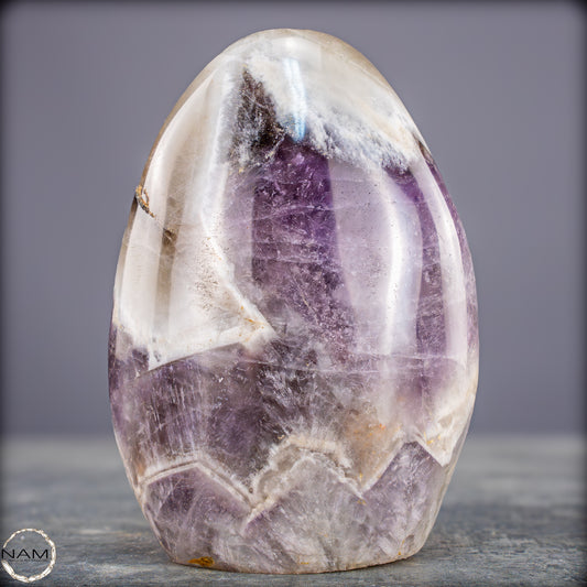 Amethyst Chevron Freiform – Harmonie aus Kraft und Klarheit - 545,19g