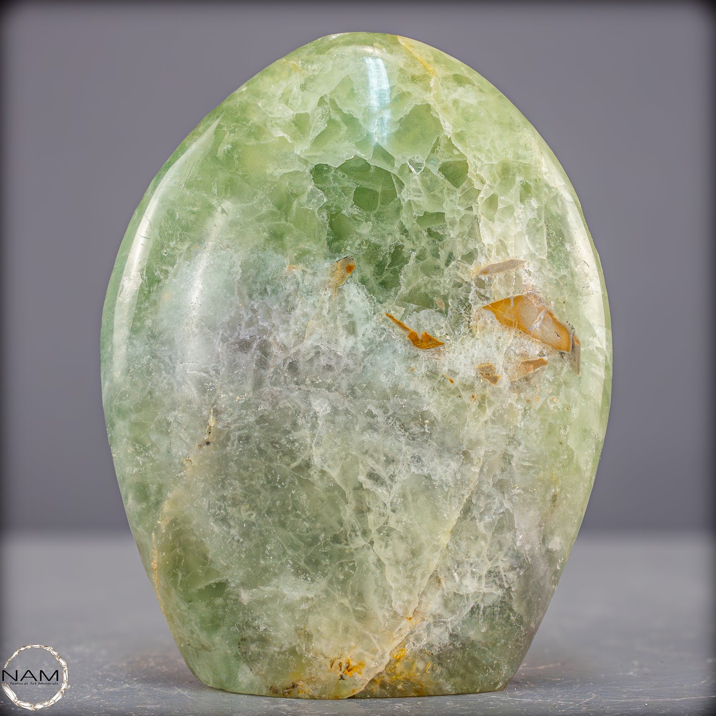 Natürliche Grüne Fluorit-Kristall Freiform - 877,72g