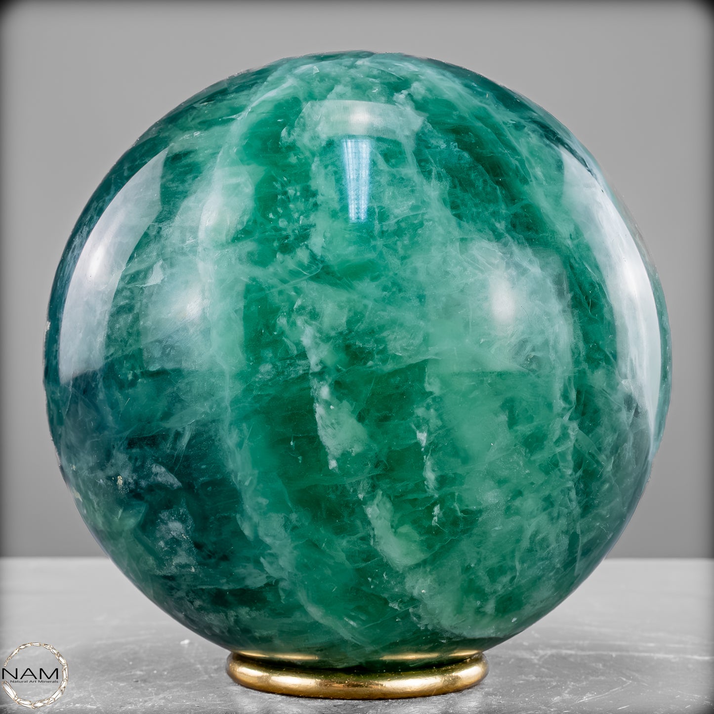 Natürliche Grüne Fluorit Kristallkugel, Spitzenqualität - 5472,69 g