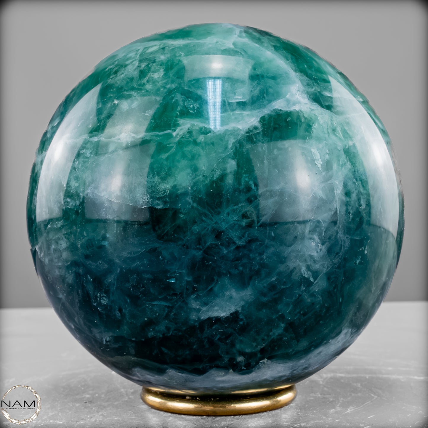 Natürliche Grüne Fluorit Kristallkugel, Spitzenqualität - 5472,69 g