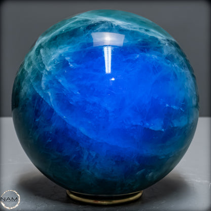 Natürliche Grüne Fluorit Kristallkugel, Spitzenqualität - 5472,69 g