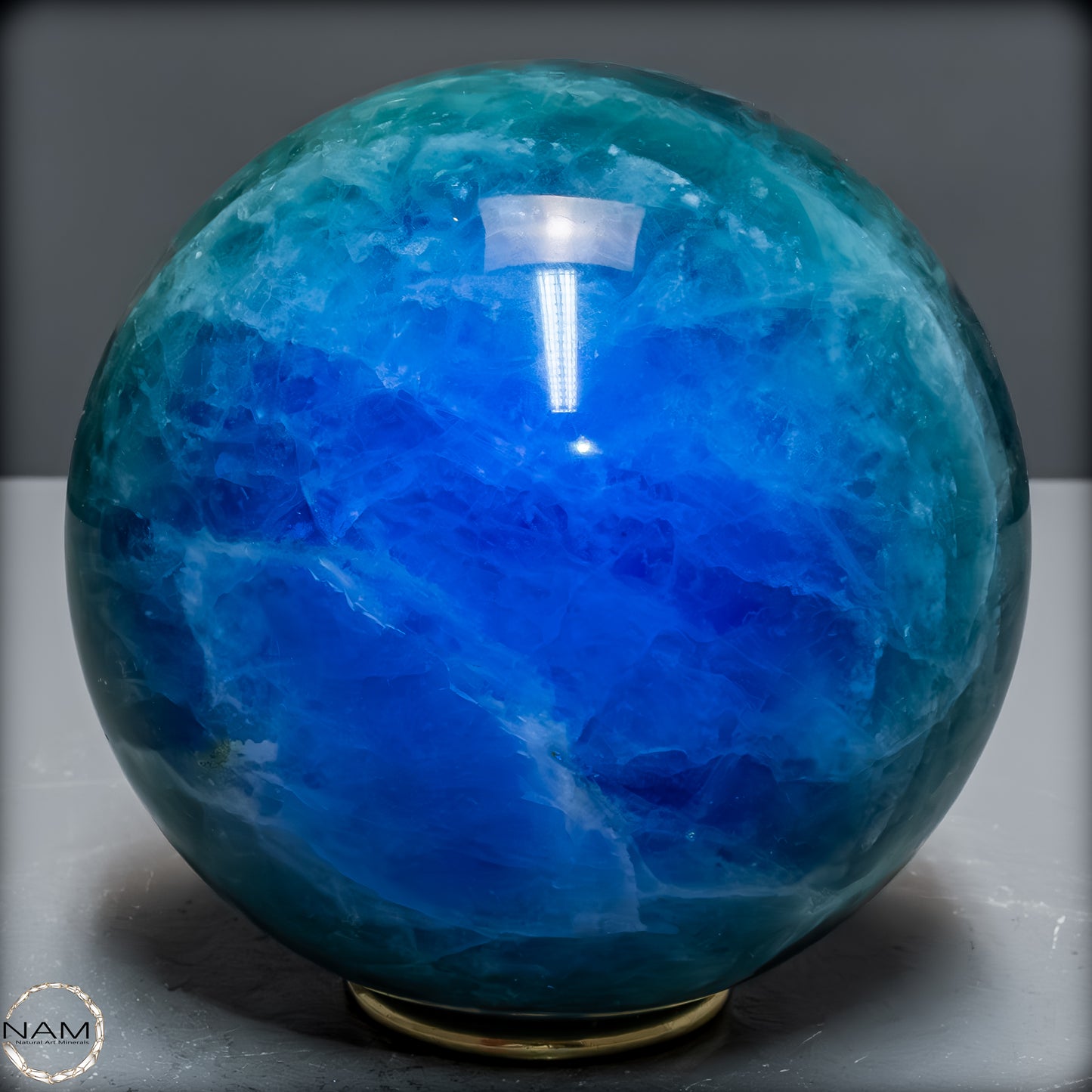 Natürliche Grüne Fluorit Kristallkugel, Spitzenqualität - 5472,69 g