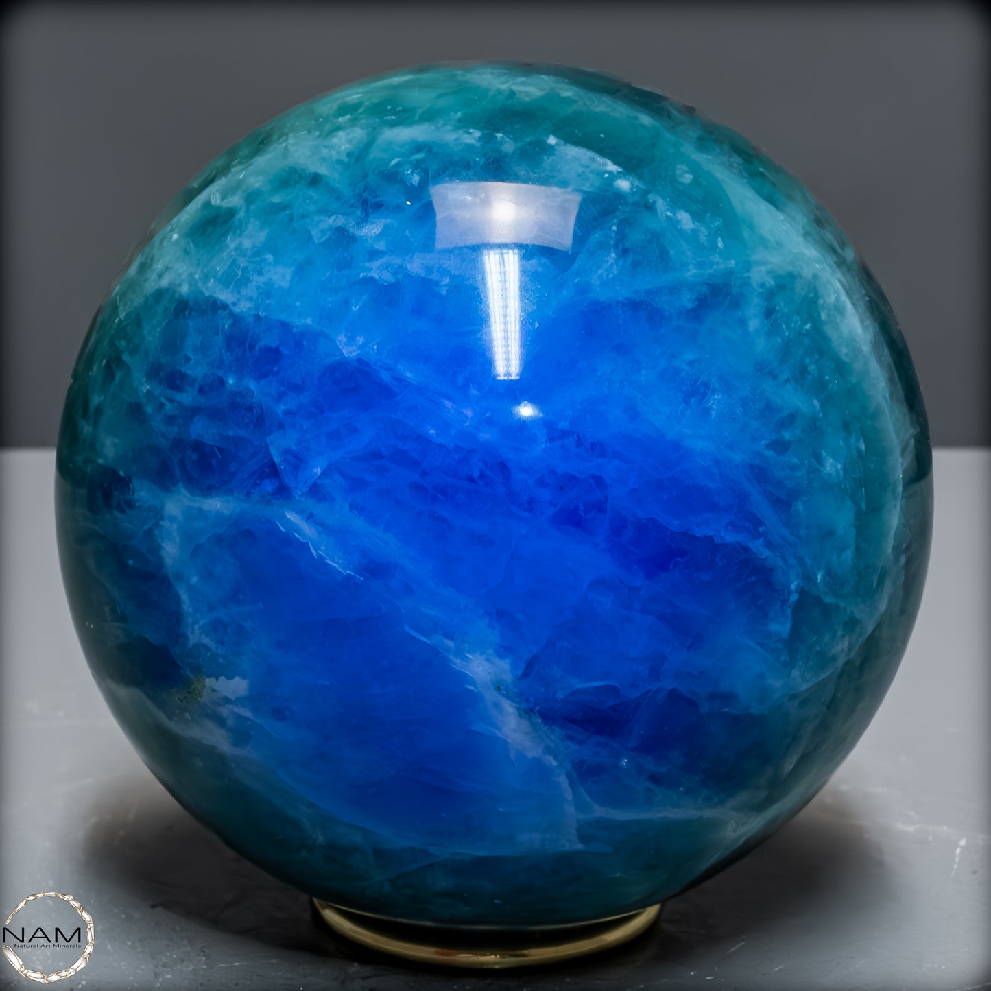 Natürliche Grüne Fluorit Kristallkugel, Spitzenqualität - 5472,69 g