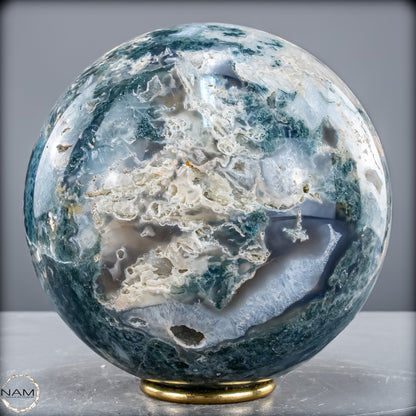 Natürlicher Moos Achat Kristall-Kugel - 6024,38 g