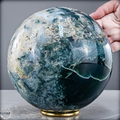 Natürlicher Moos Achat Kristall-Kugel - 6024,38 g