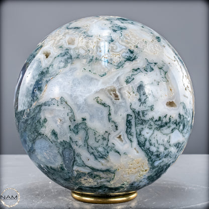 Natürlicher Moos Achat Kristall-Kugel - 6024,38 g