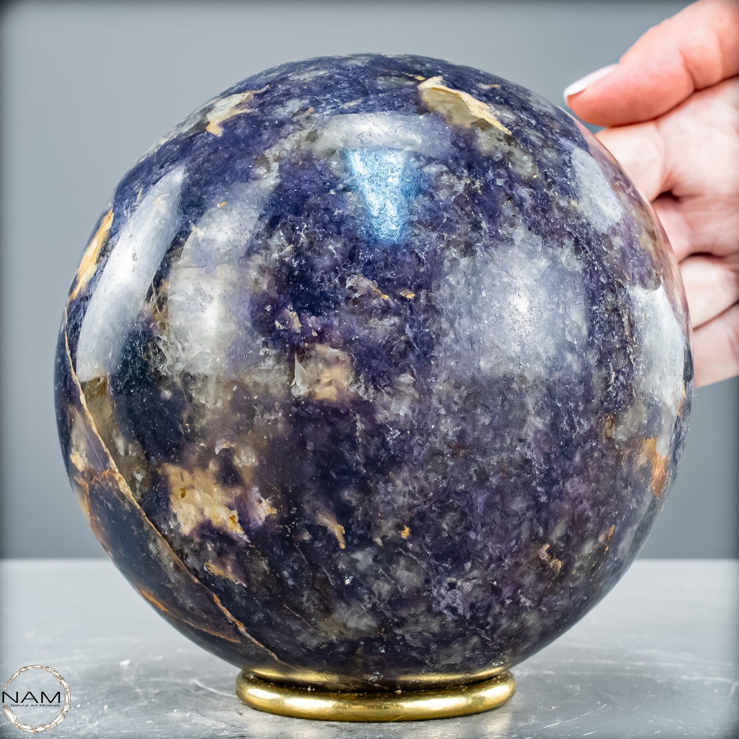 Natürliche Einhornstein - Lepidolit Kristall-Kugel - 4131,85 g