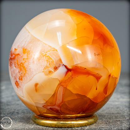 Natürliche Mehrfabige Carneol Kristall Kugel - 463,62g - 69,5mm