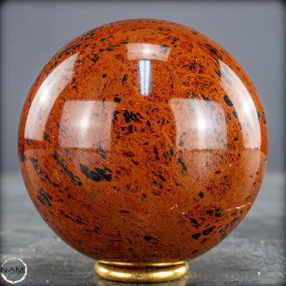 Natürliche Mahagoni-Obsidian Kristall-Kugel - 439,95g