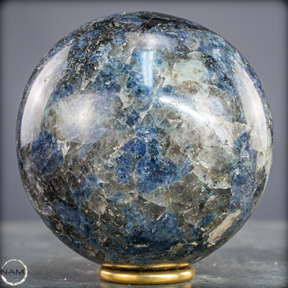 Natürliche Blaue Cordierit-Kristall Kugel, Spitzenqualität - 1727,04g - 120mm