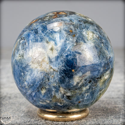 Sehr Seltene Natürliche Kyanit-Kristallkugel, USA - 253,28g - 53mm