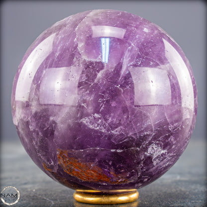 Natürliche Amethyst-Kristall Kugel, Brasilien - 632,79g - 77mm