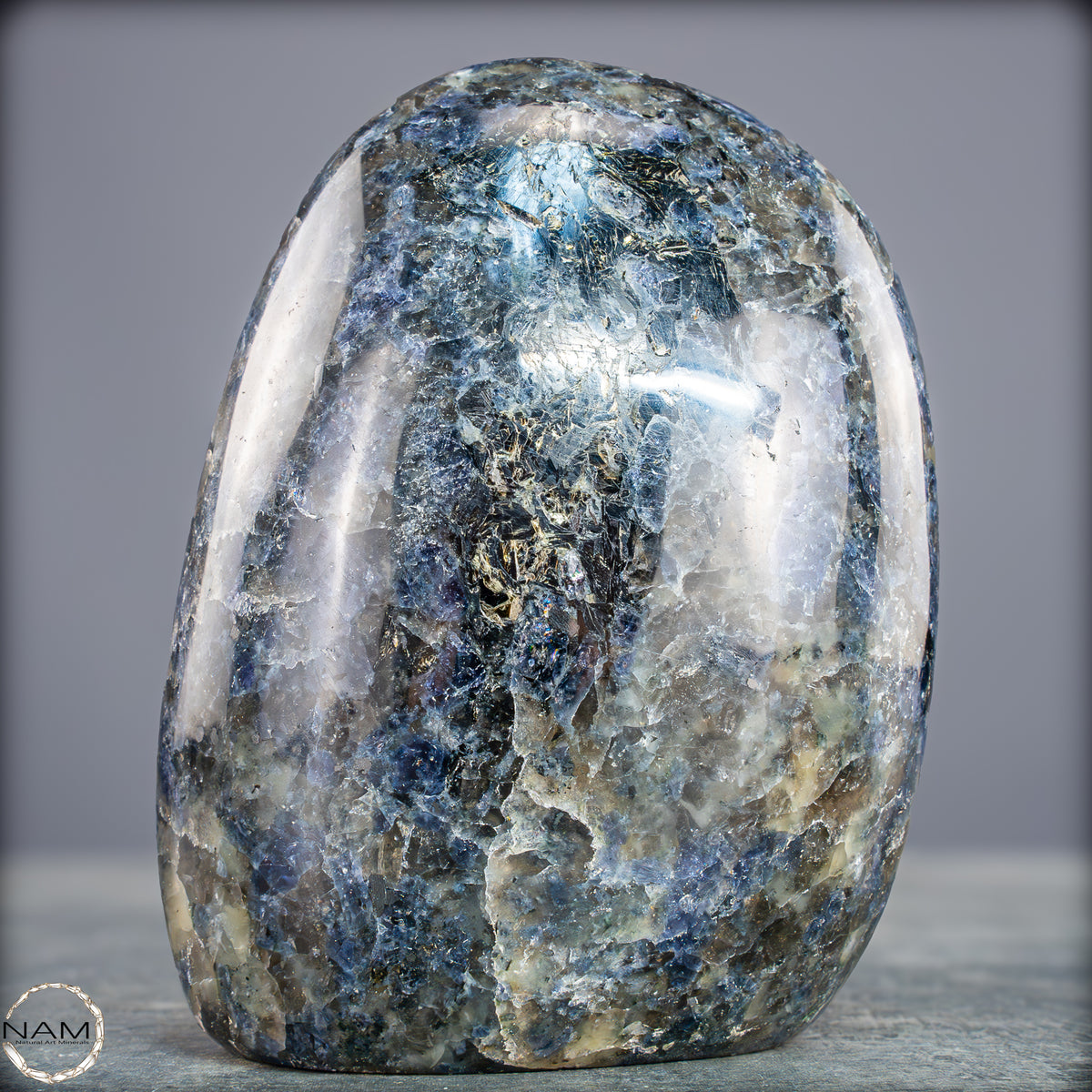Natürliche Blaue Cordierit-Kristall Freiform, Spitzenqualität - 993,62g