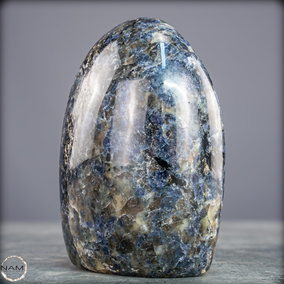 Natürliche Blaue Cordierit-Kristall Freiform, Spitzenqualität - 993,62g