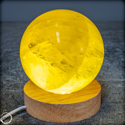 Top Qualität Transparenter Citrin Kristall Kugel - Brasilien - 819,24g - 84mm