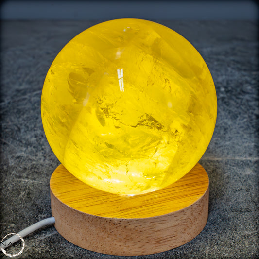 Top Qualität Transparenter Citrin Kristall Kugel - Brasilien - 819,24g - 84mm