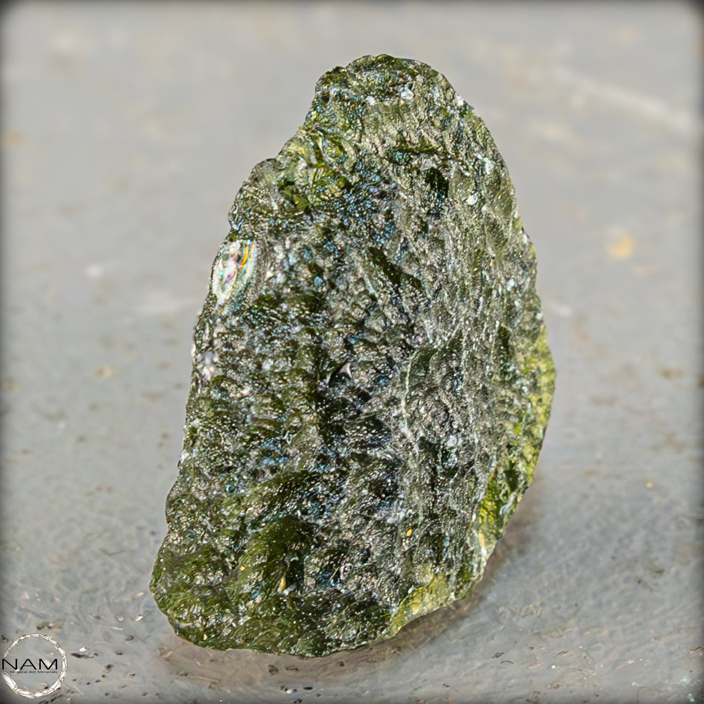 Großer Natürlicher Moldavit Kristall - 7,64g - 38,20ct