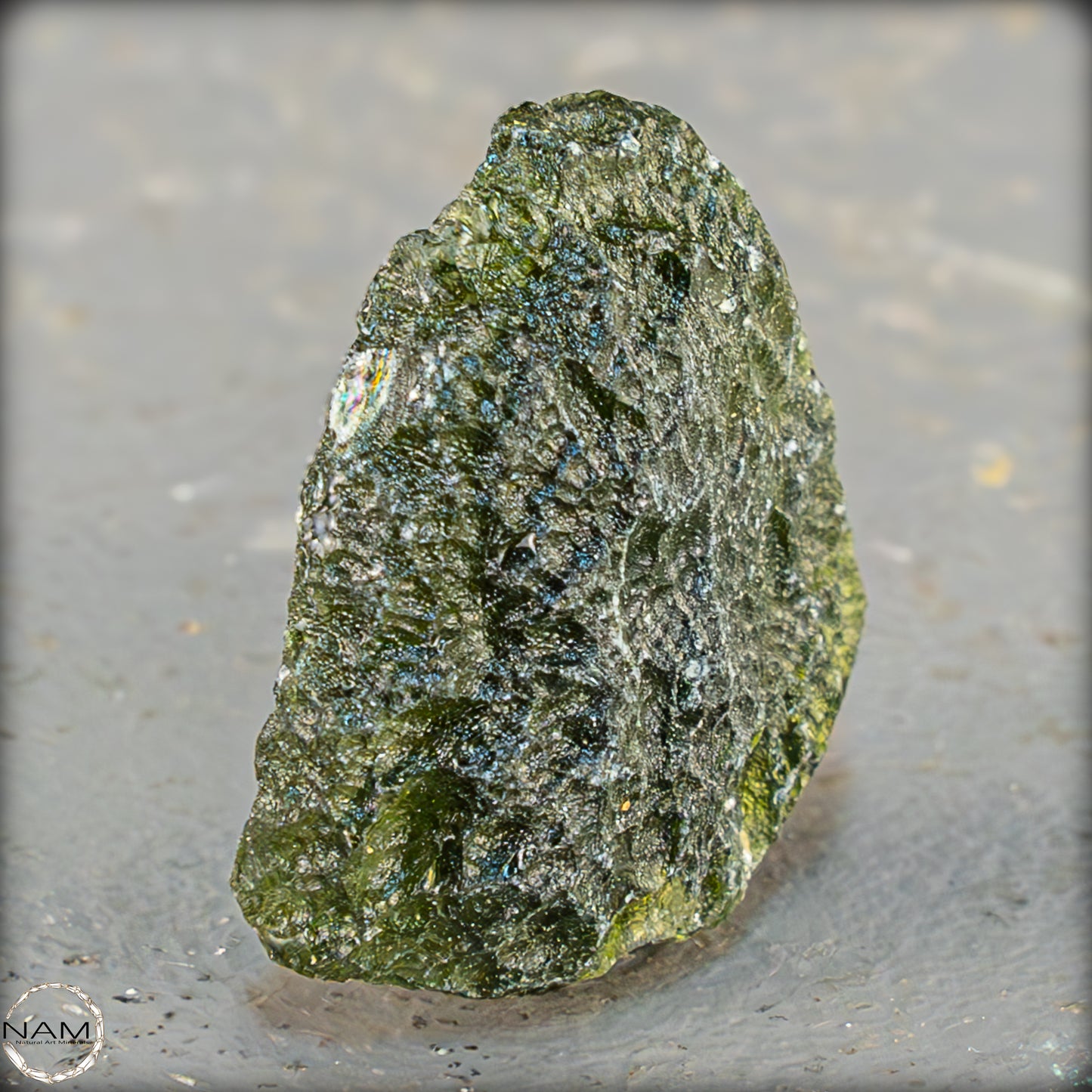 Großer Natürlicher Moldavit Kristall - 7,64g - 38,20ct