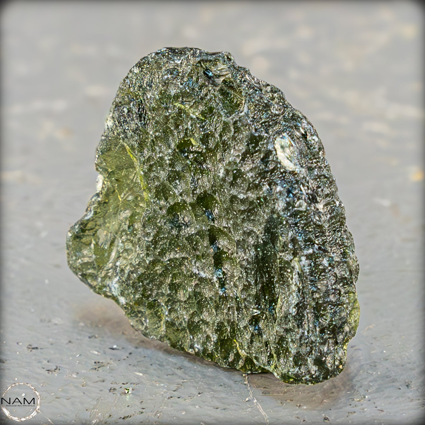 Großer Natürlicher Moldavit Kristall - 7,64g - 38,20ct