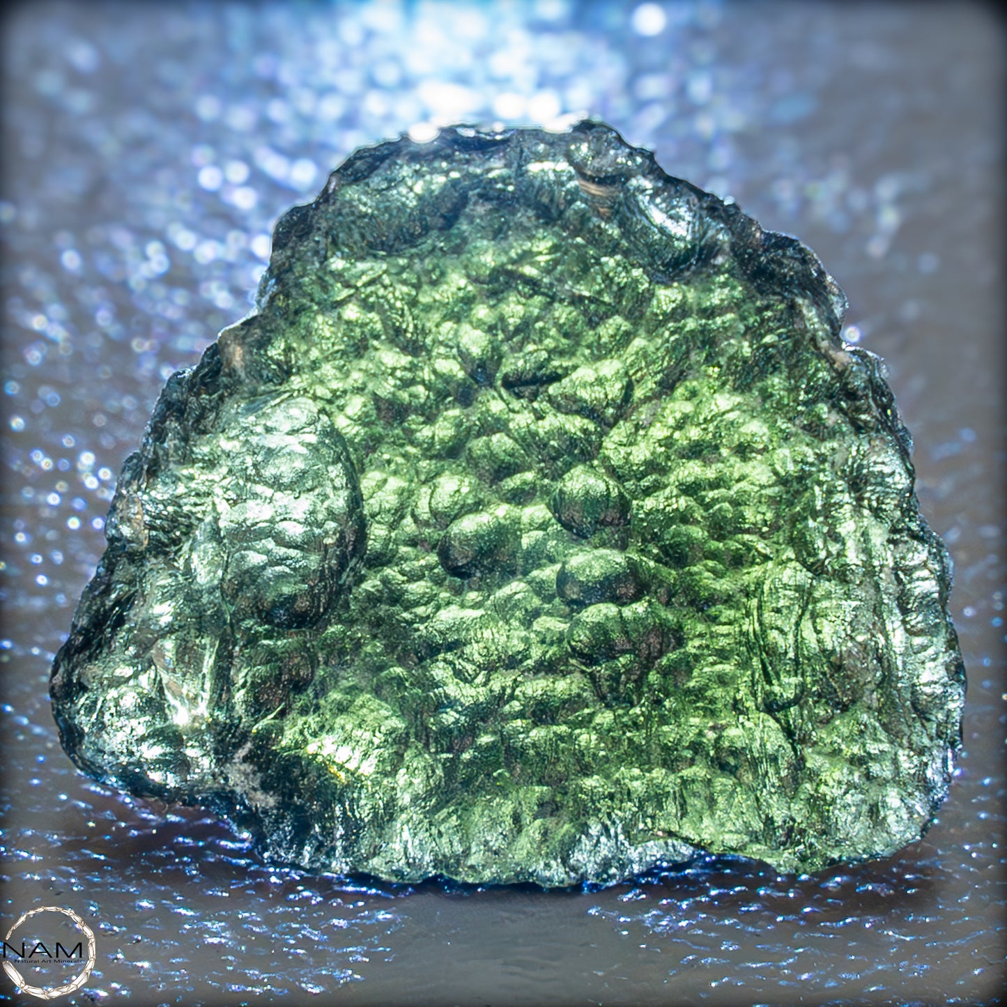 Großer Natürlicher Moldavit Kristall - 7,64g - 38,20ct