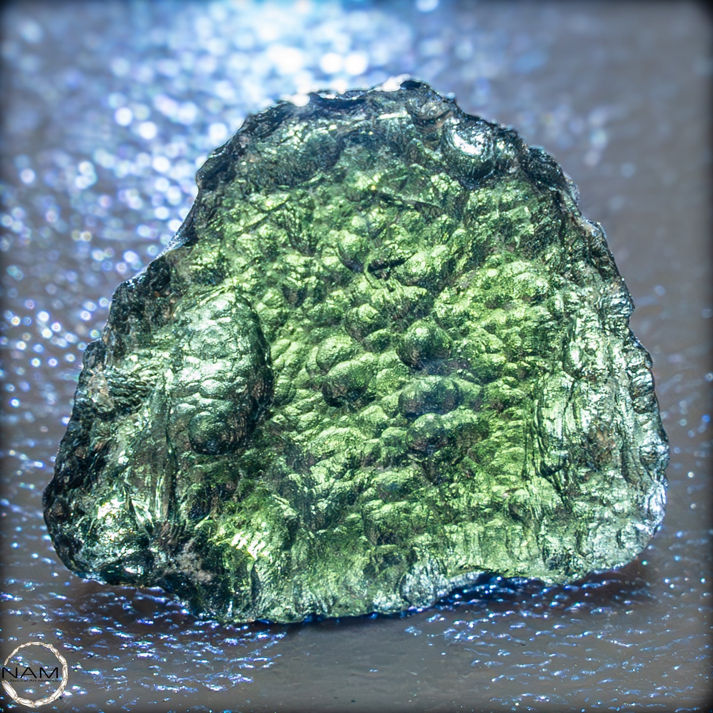 Großer Natürlicher Moldavit Kristall - 7,64g - 38,20ct