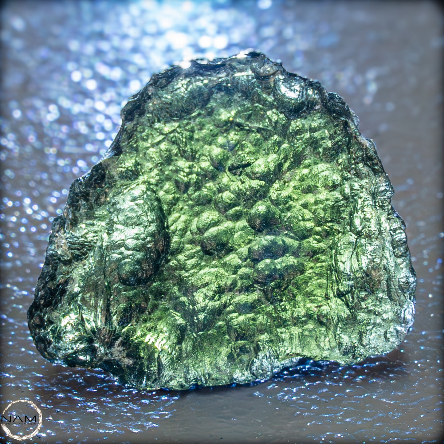 Großer Natürlicher Moldavit Kristall - 7,64g - 38,20ct