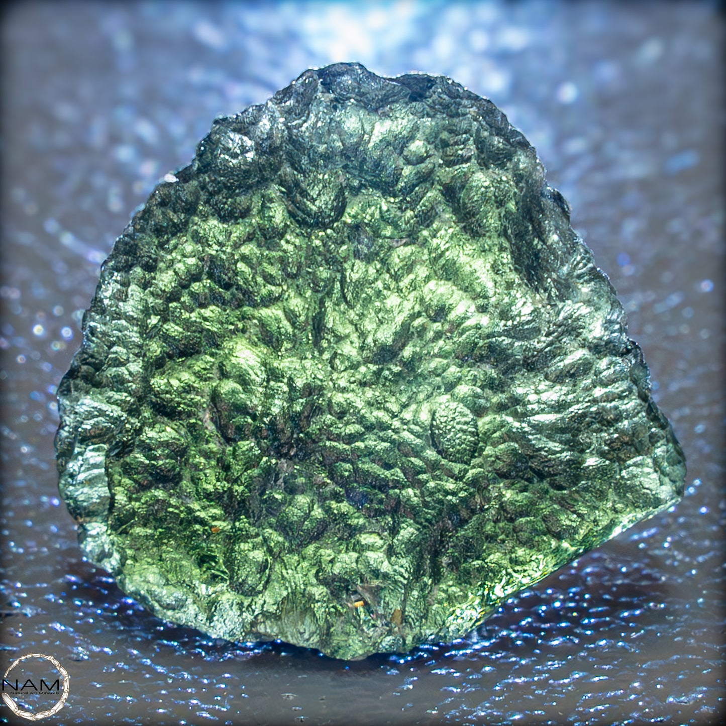 Großer Natürlicher Moldavit Kristall - 7,64g - 38,20ct