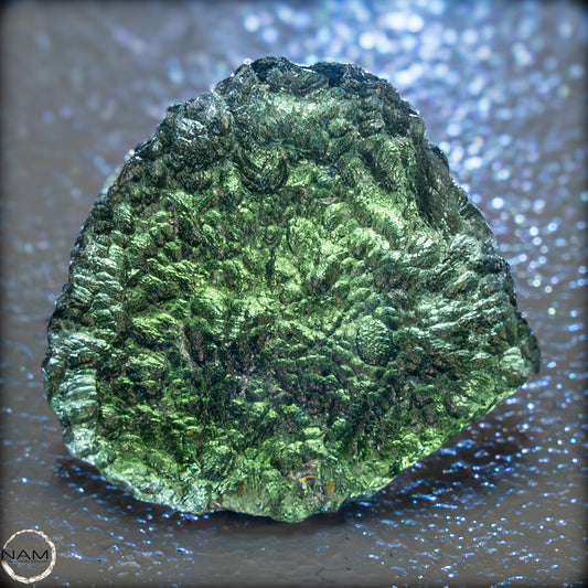 Großer Natürlicher Moldavit Kristall - 7,64g - 38,20ct