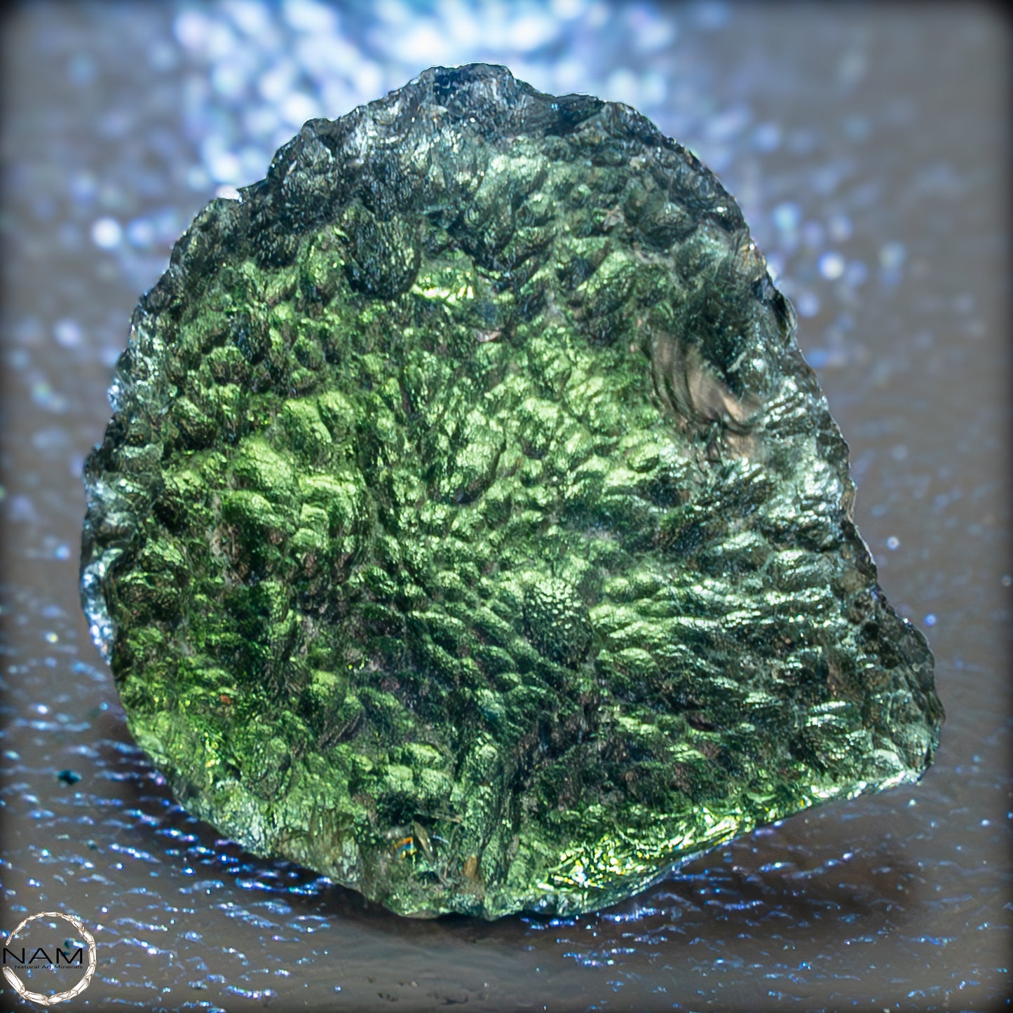 Großer Natürlicher Moldavit Kristall - 7,64g - 38,20ct