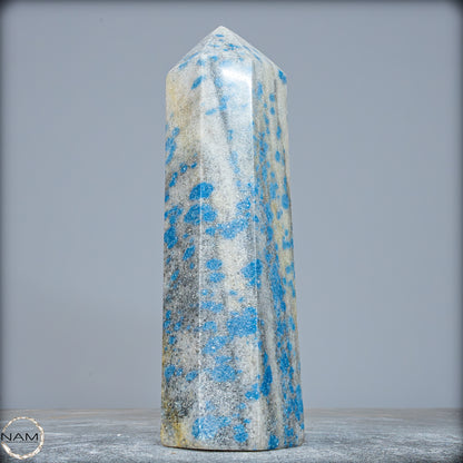 Natürlicher K2 Obelisk aus Madagaskar - 1184,75g