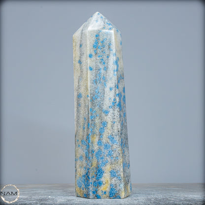 Natürlicher K2 Obelisk aus Madagaskar - 1184,75g