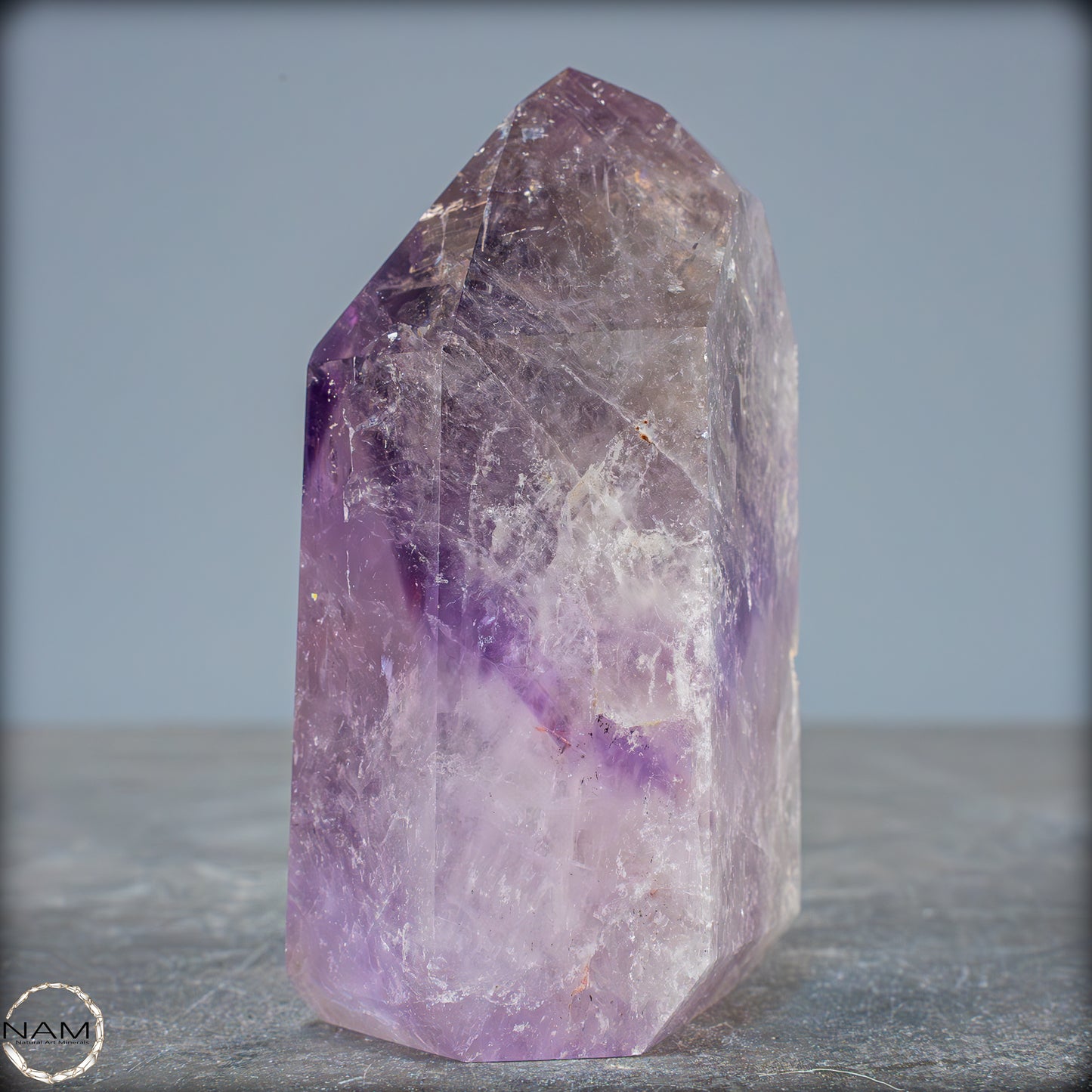 Natürliche, Sehr Seltene Amethyst-Kristall Spitze, Brasilien - 402,08g