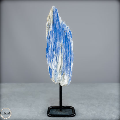 Natürlicher Kyanit-Kristall Cluster auf Ständer aus Brasilien - 487,11g