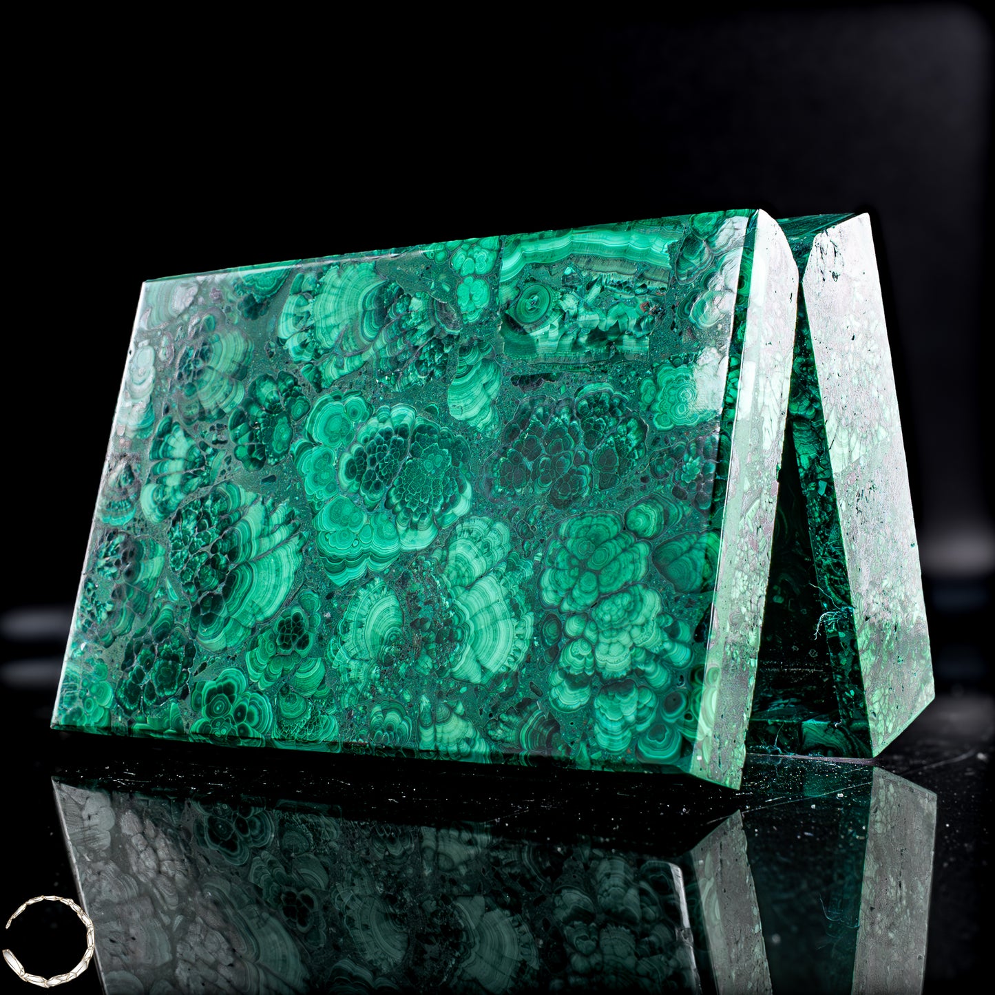 Einzigartige Malachit & Chrysocolla Schmuckkästchen/Box - 1034,22g