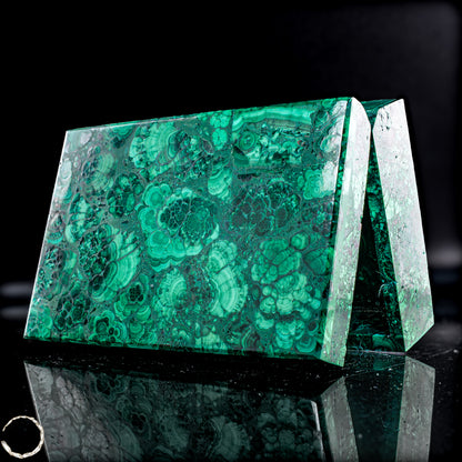 Einzigartige Malachit & Chrysocolla Schmuckkästchen/Box - 1034,22g