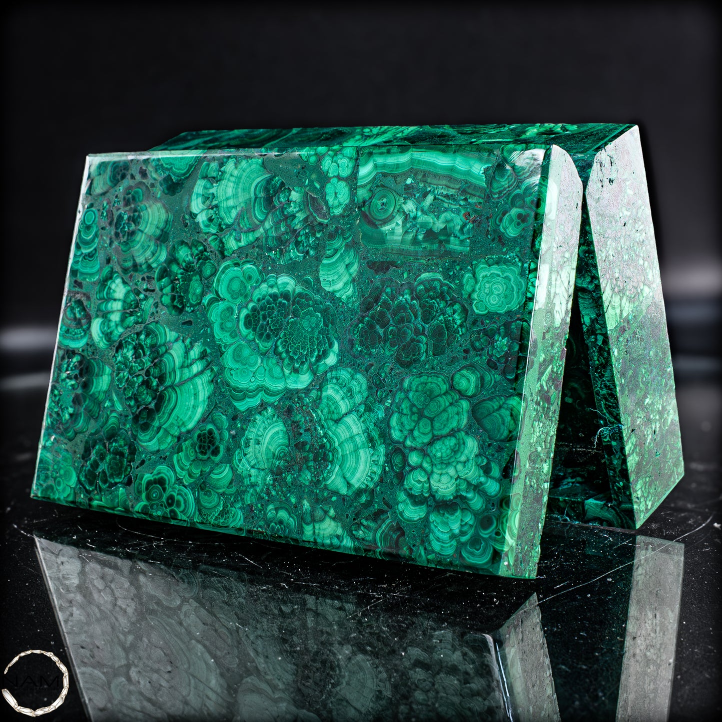 Einzigartige Malachit & Chrysocolla Schmuckkästchen/Box - 1034,22g