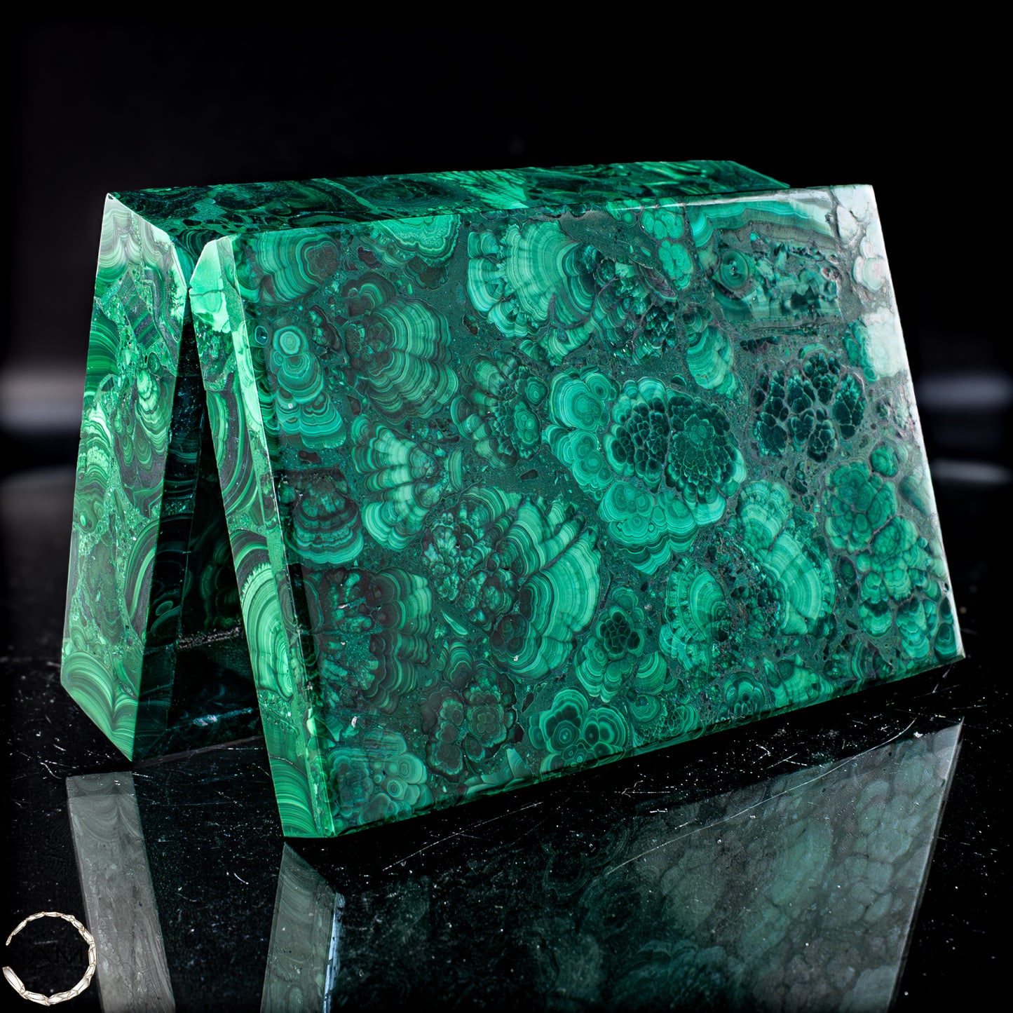 Einzigartige Malachit & Chrysocolla Schmuckkästchen/Box - 1034,22g