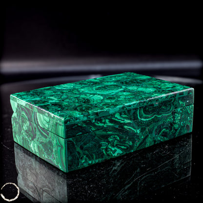 Einzigartige Malachit & Chrysocolla Schmuckkästchen/Box - 1034,22g