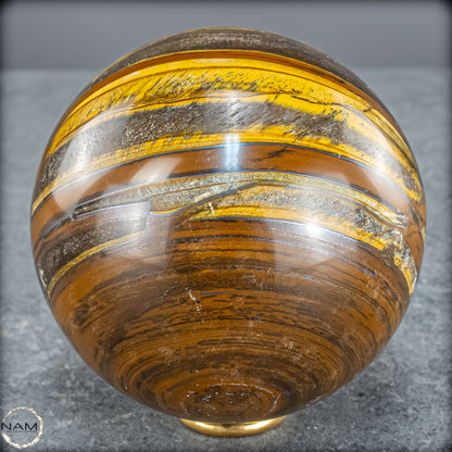 Natürliche Tigerauge-Kugel - 962,75g - 84mm