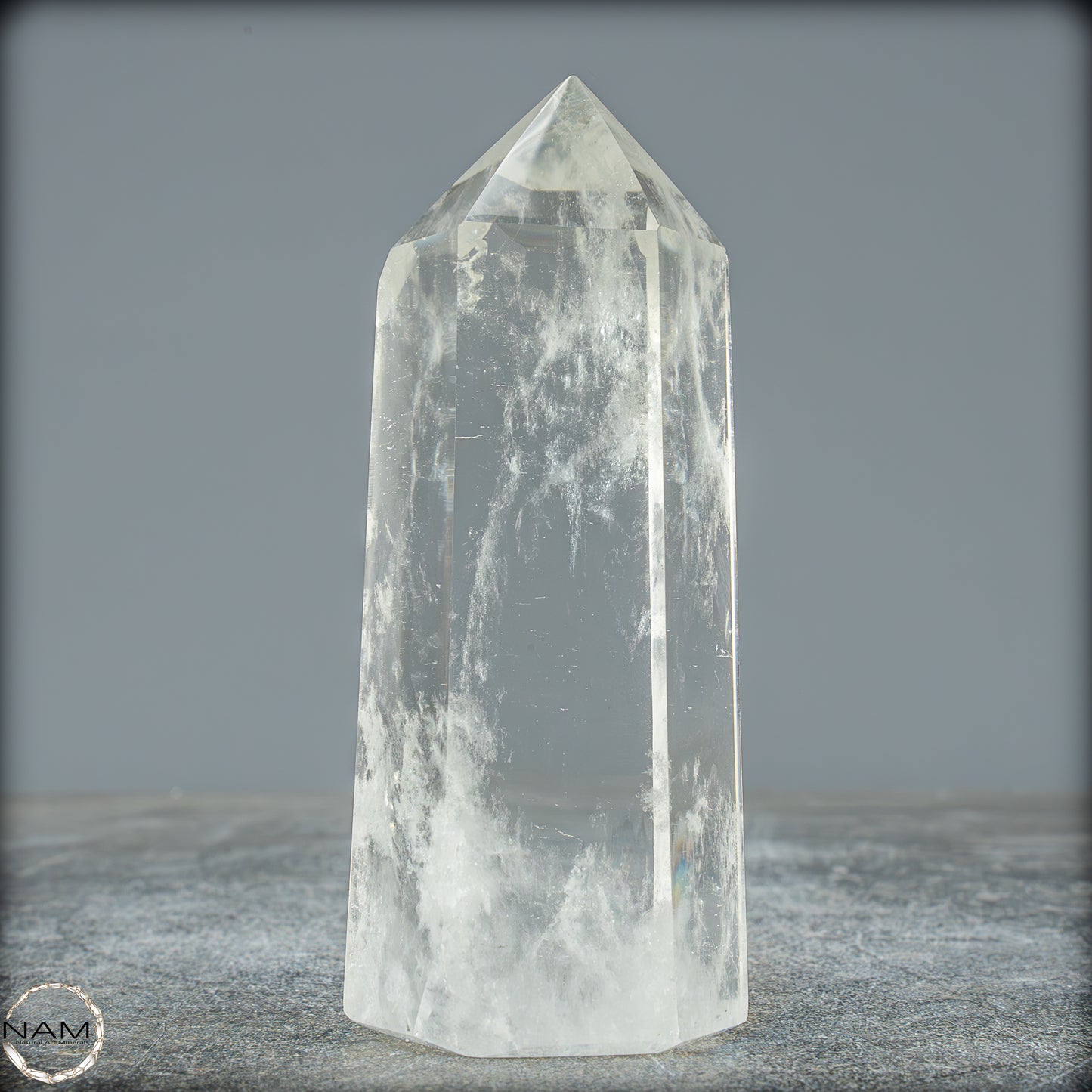 Natürlicher Quarz-Kristall Obelisk, Brasilien - 310,45g