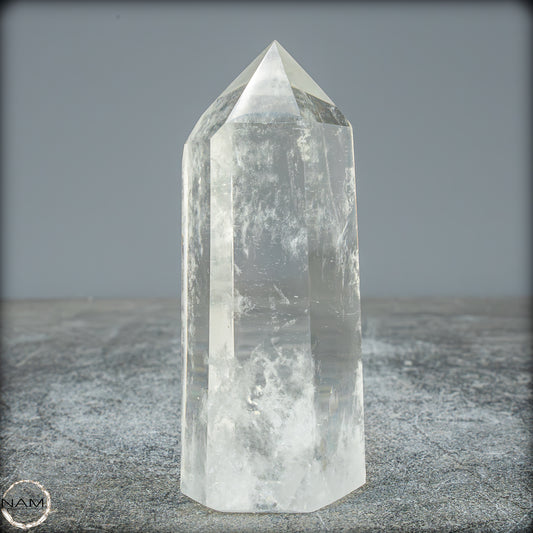 Natürlicher Quarz-Kristall Obelisk, Brasilien - 310,45g
