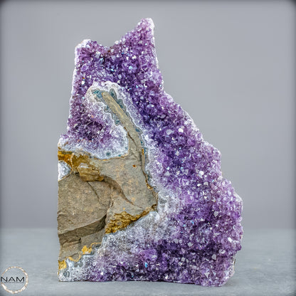 Natürliche Amethyst-Kristall Druse - 870,88g