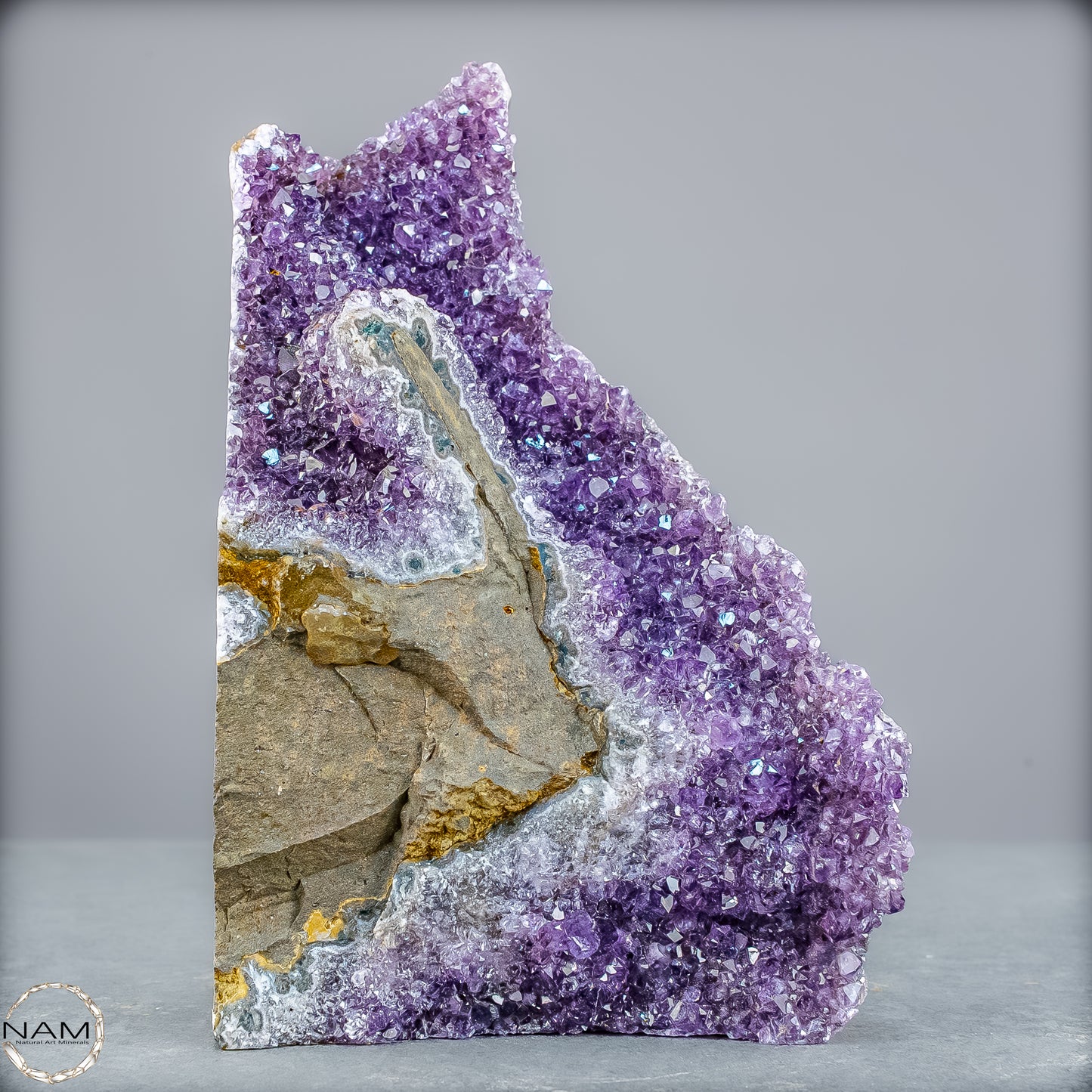 Natürliche Amethyst-Kristall Druse - 870,88g