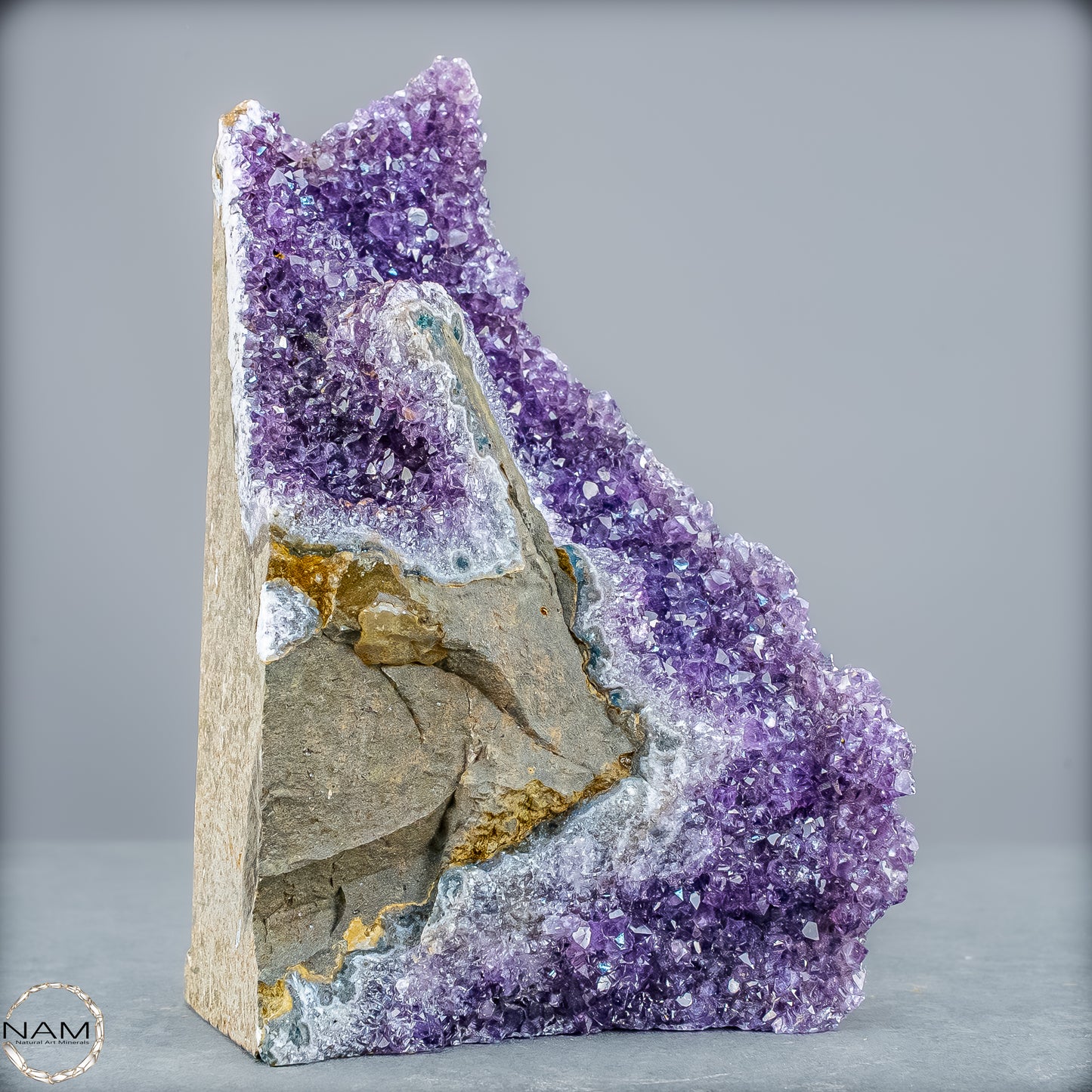 Natürliche Amethyst-Kristall Druse - 870,88g