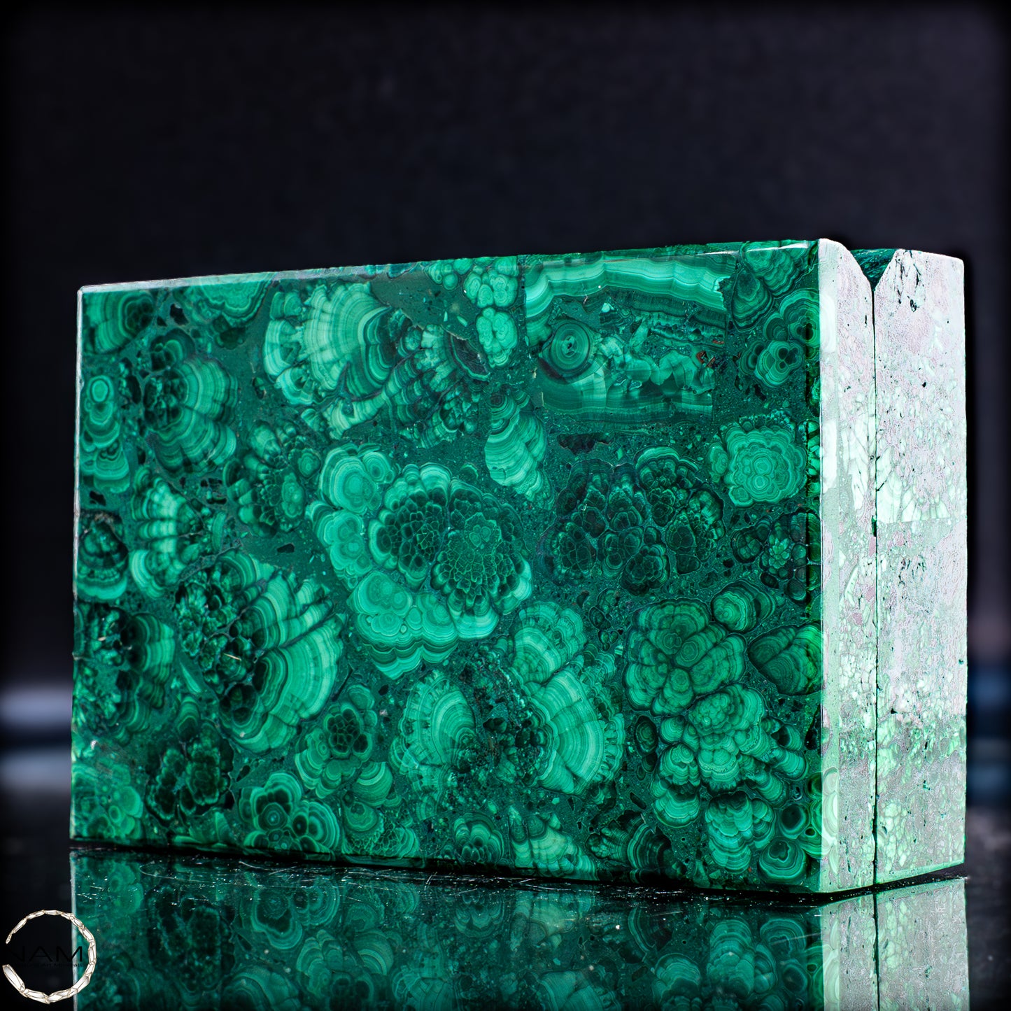 Einzigartige Malachit & Chrysocolla Schmuckkästchen/Box - 1034,22g