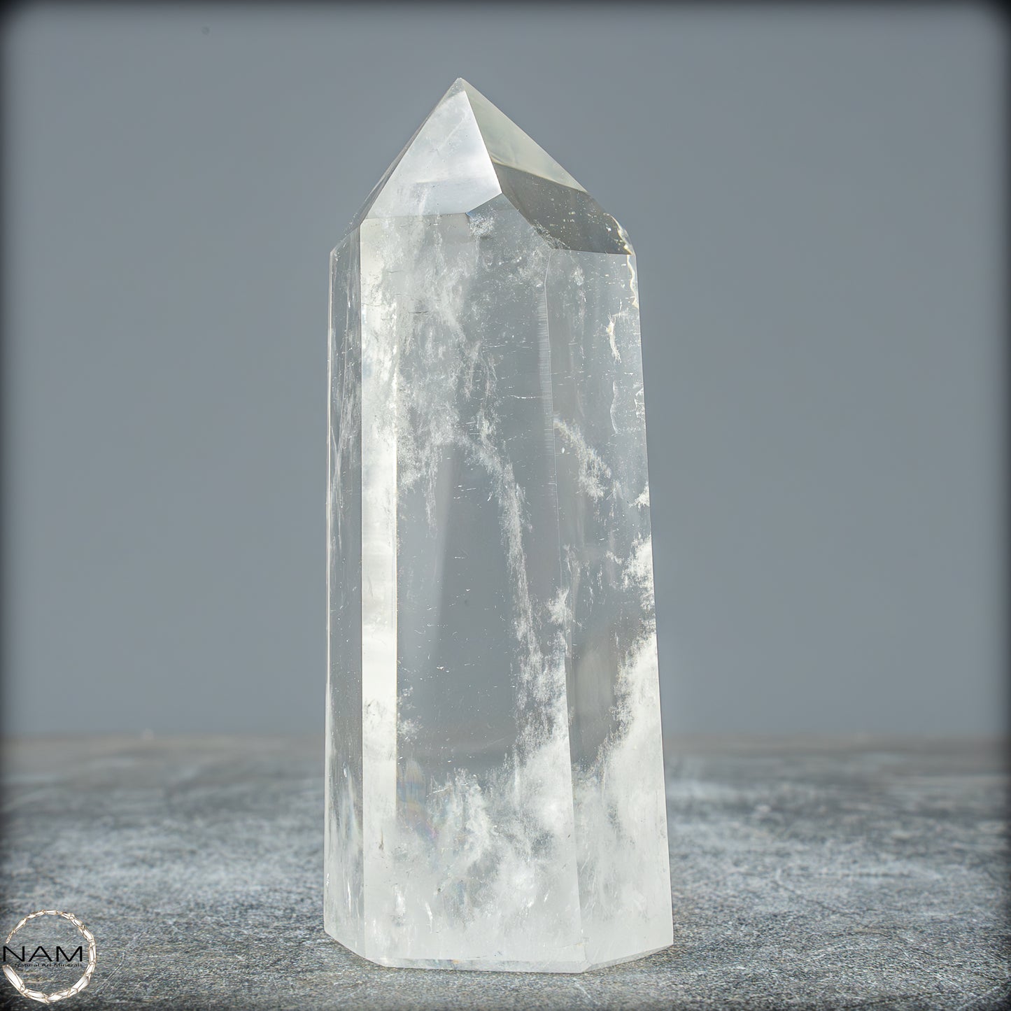 Natürlicher Quarz-Kristall Obelisk, Brasilien - 310,45g