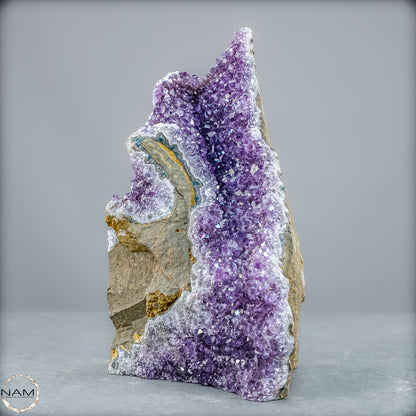 Natürliche Amethyst-Kristall Druse - 870,88g